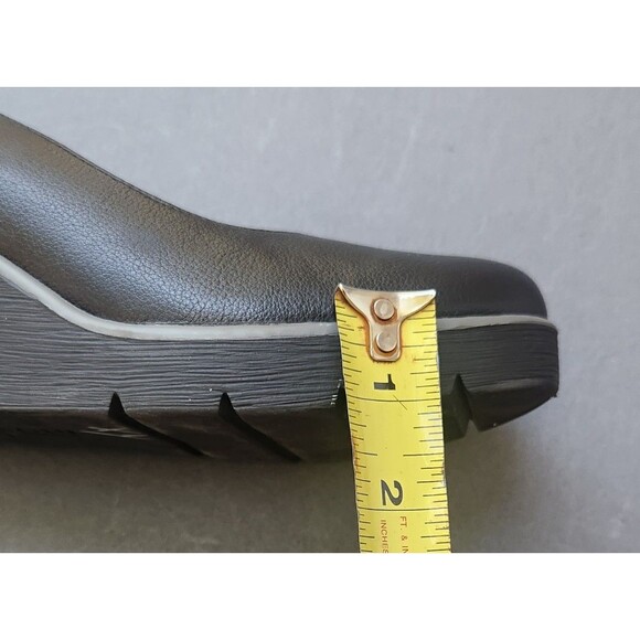 Soul Naturalizer Size 7 W About Time Black Wedge Manmade Shoes 7 Wide - Picture 3 of 11